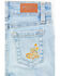 Image #4 - Shyanne Toddler Girls' Floral Embroidered Light Wash Flare Stretch Denim Jeans, Light Wash, hi-res