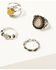 Image #1 - Shyanne Women's Natural Stone Ring Set - 4 Piece, Natural, hi-res