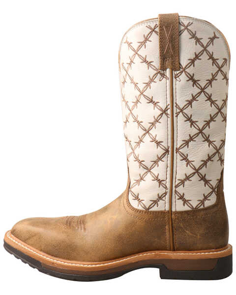 Image #2 - Twisted X Women's Lite Cowboy Western Work Boots - Alloy Toe, Brown, hi-res
