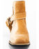 Image #4 - Justin Gypsy Women's Elana Tan Velvet Booties - Wide Square Toe, , hi-res