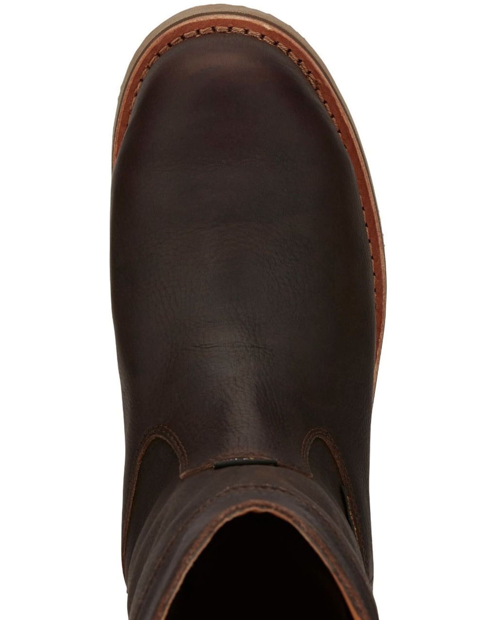 Image #6 - Chippewa Men's Serious Plus Waterproof Western Work Boots - Composite Toe, Brown, hi-res