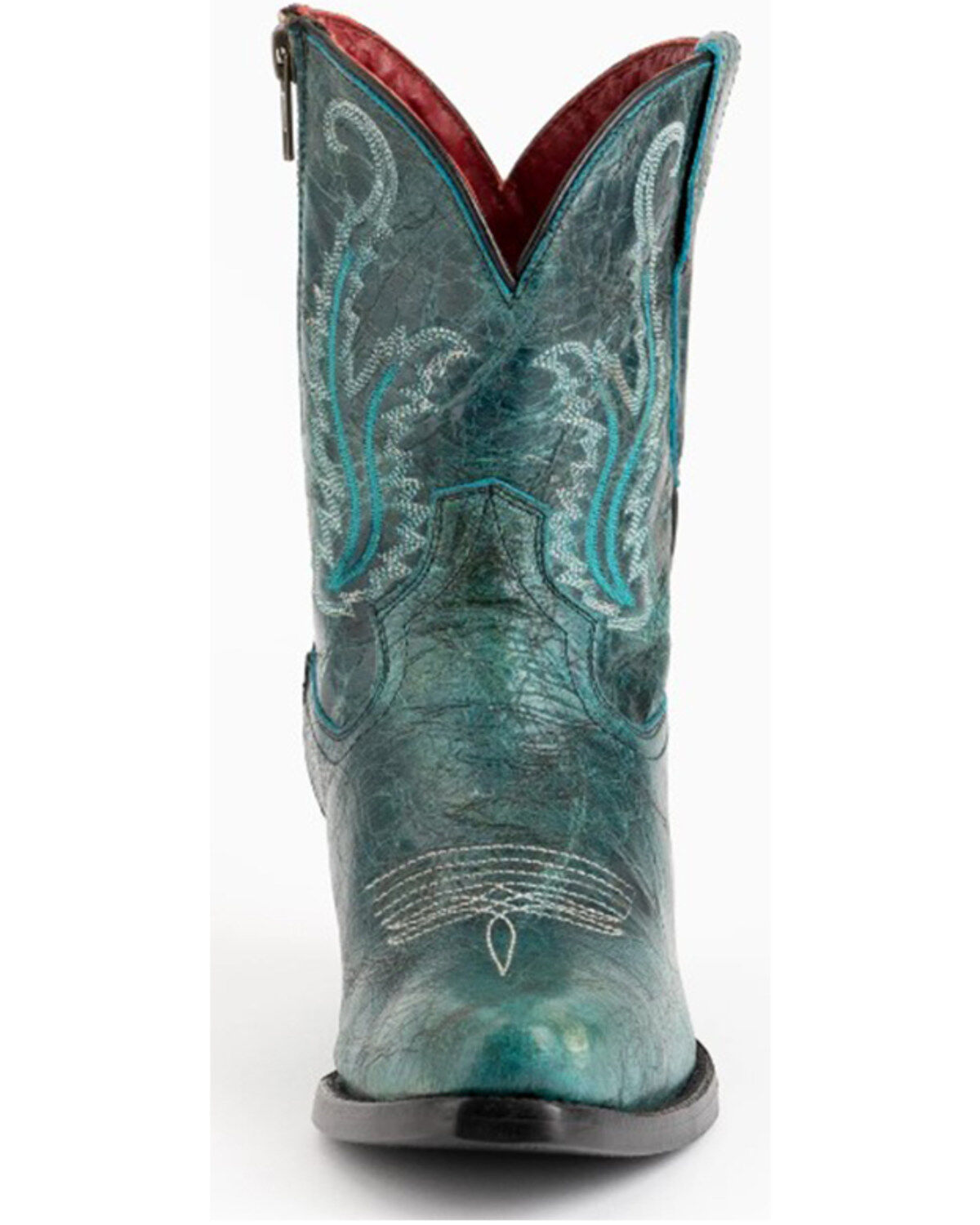 Image #3 - Ferrini Women's Molly Western Boots - Snip Toe, Teal, hi-res