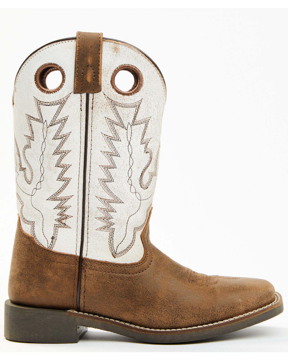 Image #2 - Cody James Boys' Luke Western Boots - Broad Square Toe, Brown, hi-res