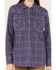 Image #3 - Ariat Women's Tillie FR Long Sleeve Plaid Print Snap Work Shirt, Blue, hi-res