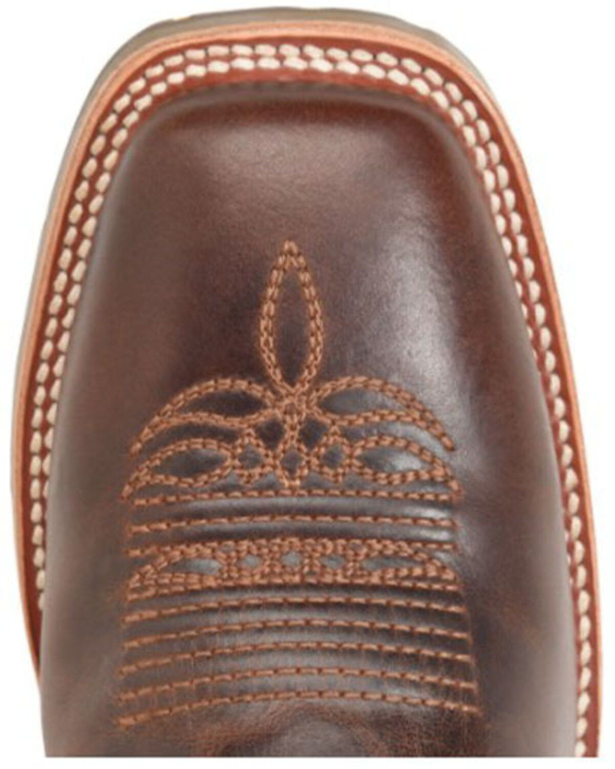 Image #5 - Double H Men's Casino Western Boots - Broad Square Toe, Brown, hi-res