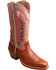 Image #1 - Twisted X Women's 12" Ruff Stock Vented Shaft Cowgirl Boots - Square Toe, , hi-res