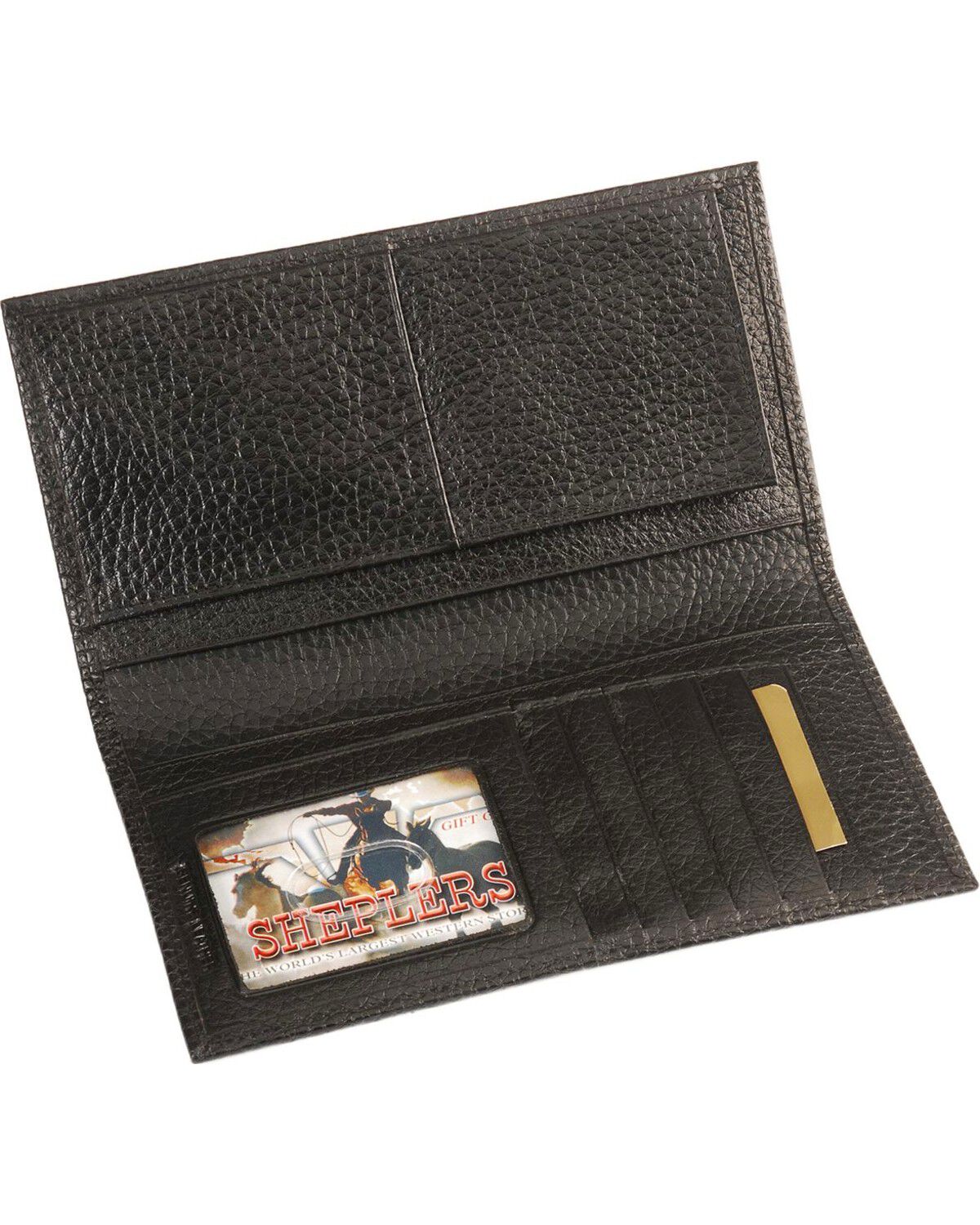 Image #2 - John Deere Leather Checkbook, , hi-res