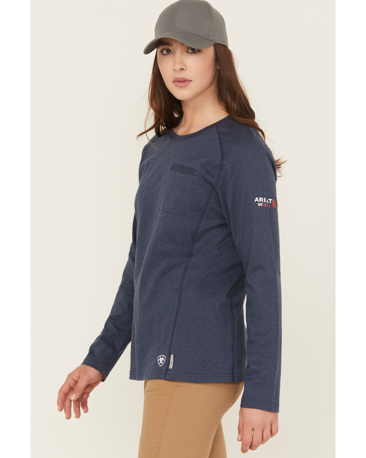 Ariat Women's FR Air Crew Long Sleeve Work Tee