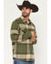 Image #1 - Brixton Men's Bowery Long Sleeve Button-Down Flannel Shirt, Tan, hi-res