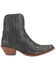 Image #2 - Dan Post Women's Shay Booties - Round Toe, Black, hi-res