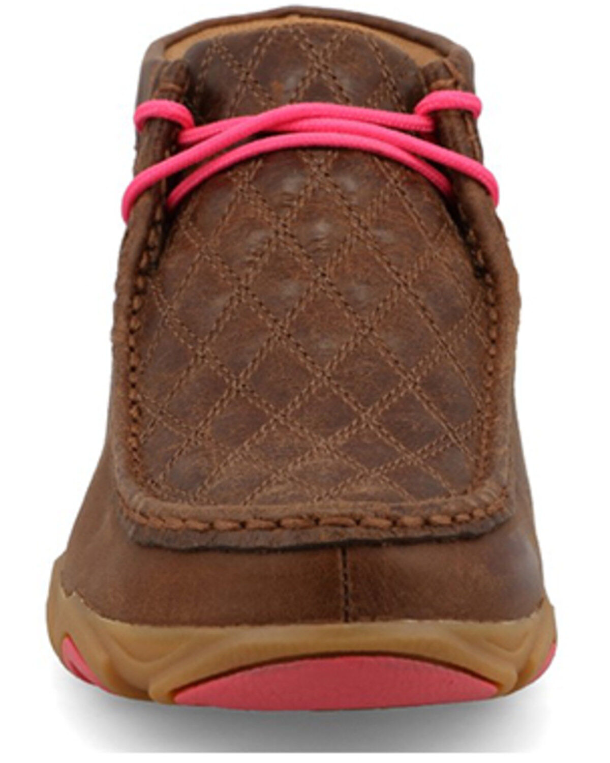 Image #4 - Twisted X Women's Tough Enough to Wear Pink Chukka Driving Mocs, Brown, hi-res