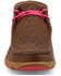 Image #4 - Twisted X Women's Tough Enough to Wear Pink Chukka Driving Mocs, Brown, hi-res