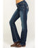 Ariat Women's Rosy Whipstitch Boot Cut Jeans, Blue, hi-res
