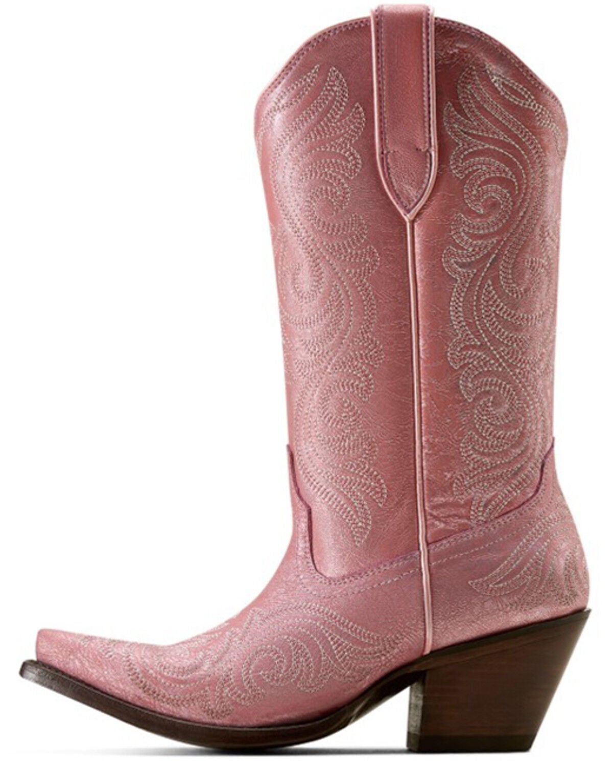 Image #2 - Ariat Women's Amora Western Boots - Snip Toe, Pink, hi-res