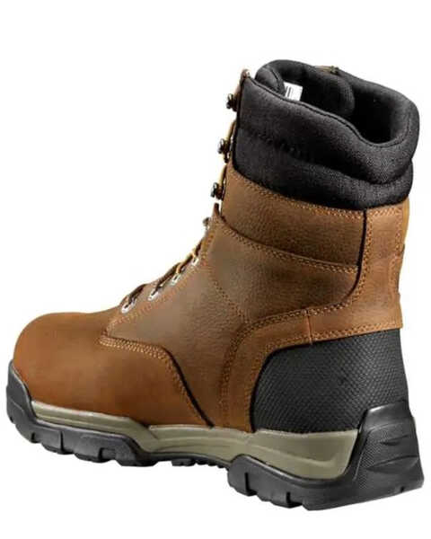 Carhartt Men's Ground Force Waterproof Work Boots - Composite Toe, Brown, hi-res
