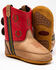 Cody James Infant Boys' Red Horseshoe Poppet Western Boots, Red, hi-res