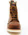 Image #4 - Thorogood Men's American Heritage 8" Made In The USA Wedge Work Boots - Steel Toe, Brown, hi-res