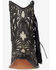 Image #3 - Corral Women's Silver Inlay & Embroidery Fashion Booties - Snip Toe, , hi-res