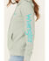 Image #3 - Wrangler Women's Logo Hoodie, Blue, hi-res