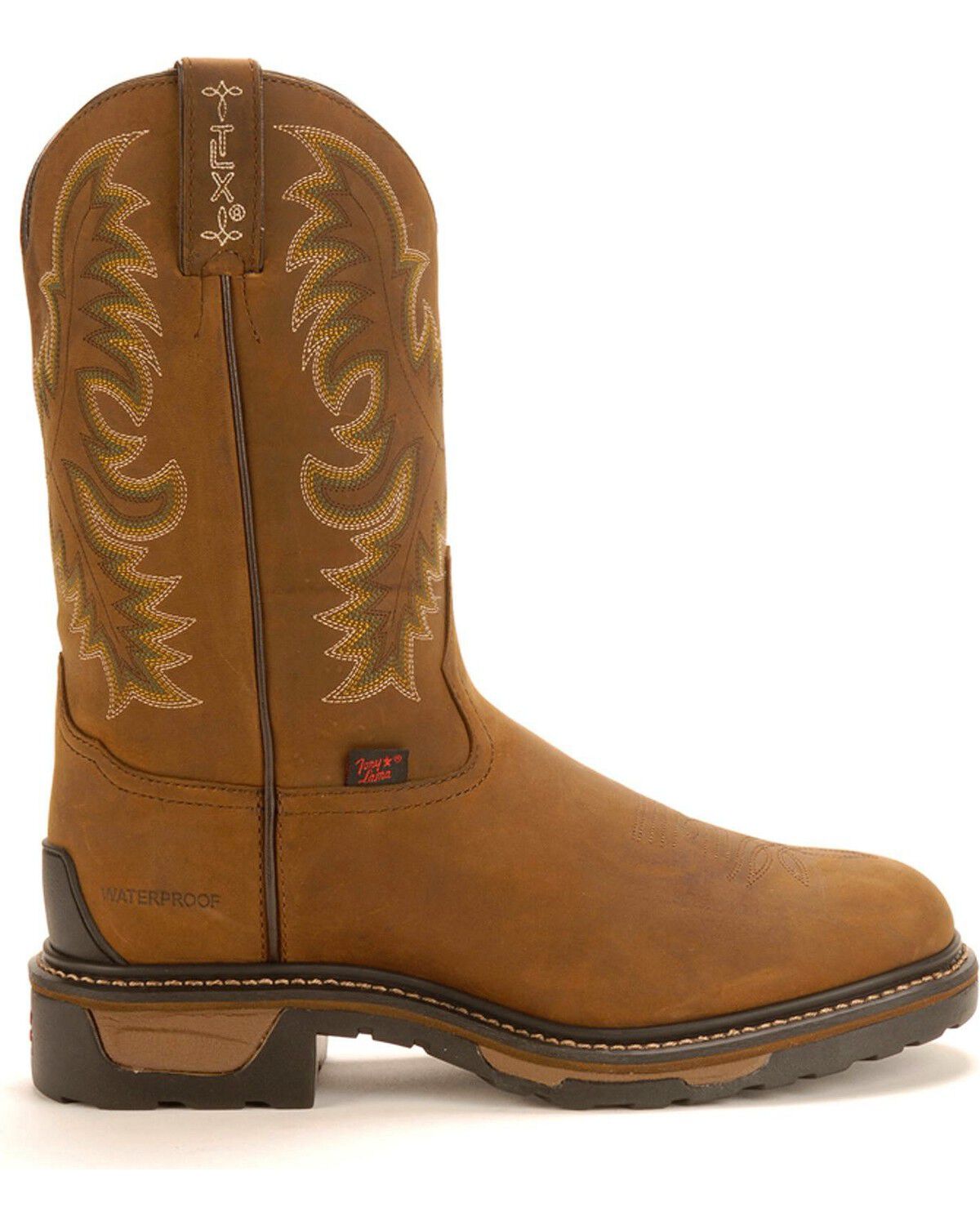 tony lama square toe work boots