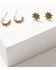 Image #4 - Lainey Wilson Women's Beaded Trio Earring Set - 3 Piece, Gold, hi-res