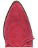 Dingo Women's Tangles Fringe Western Fashion Booties - Pointed Toe , Fuscia, hi-res