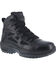 Image #1 - Reebok Men's Stealth 6" Lace-Up Waterproof Side Zip Work Boots - Round Toe, Black, hi-res