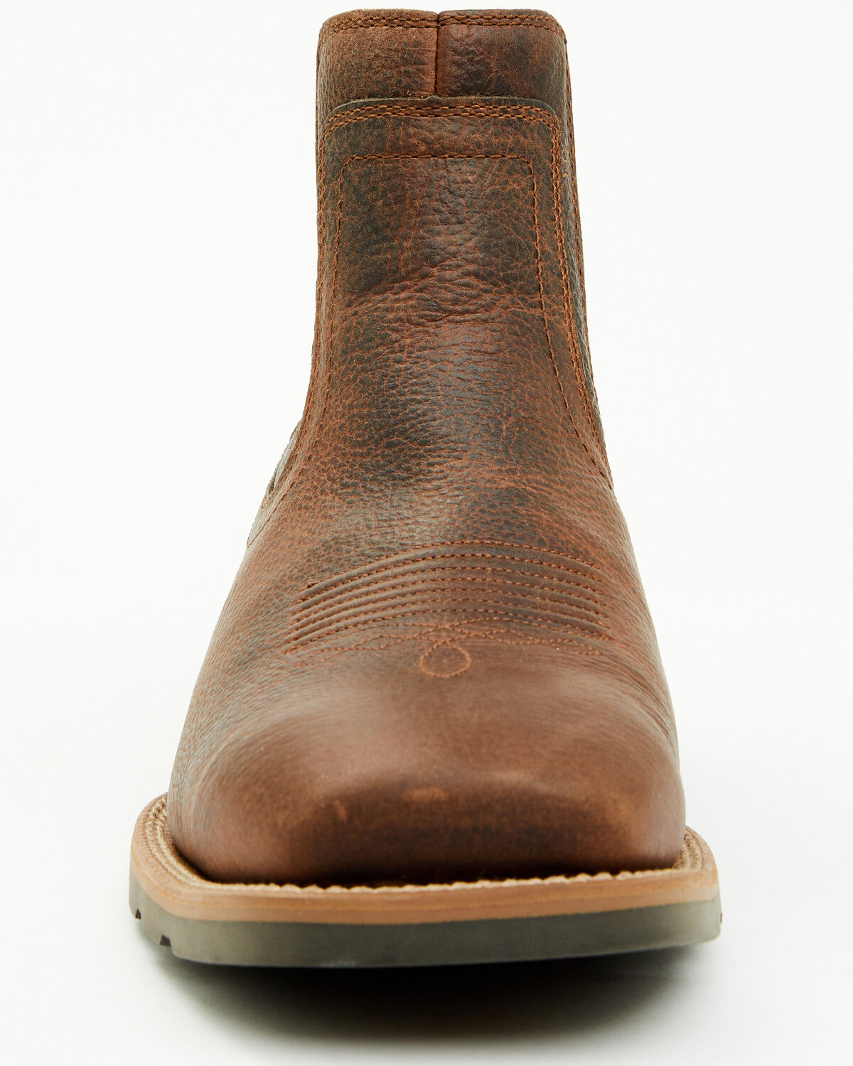 Image #4 - Cody James Men's Ranger Chelsea Boots - Broad Square Toe, Brown, hi-res