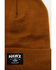 Image #2 - Hawx Fleece Lined Work Beanie, Pecan, hi-res