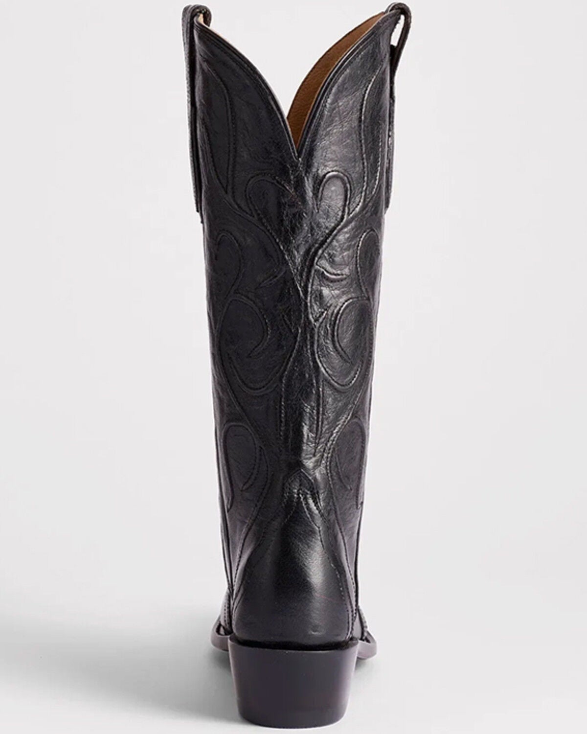 Image #4 - Lucchese Women's Patsy Western Boots - Square Toe, Black, hi-res