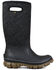 Bogs Women's Whiteout Fleck Rubber Boots - Round Toe, Black, hi-res