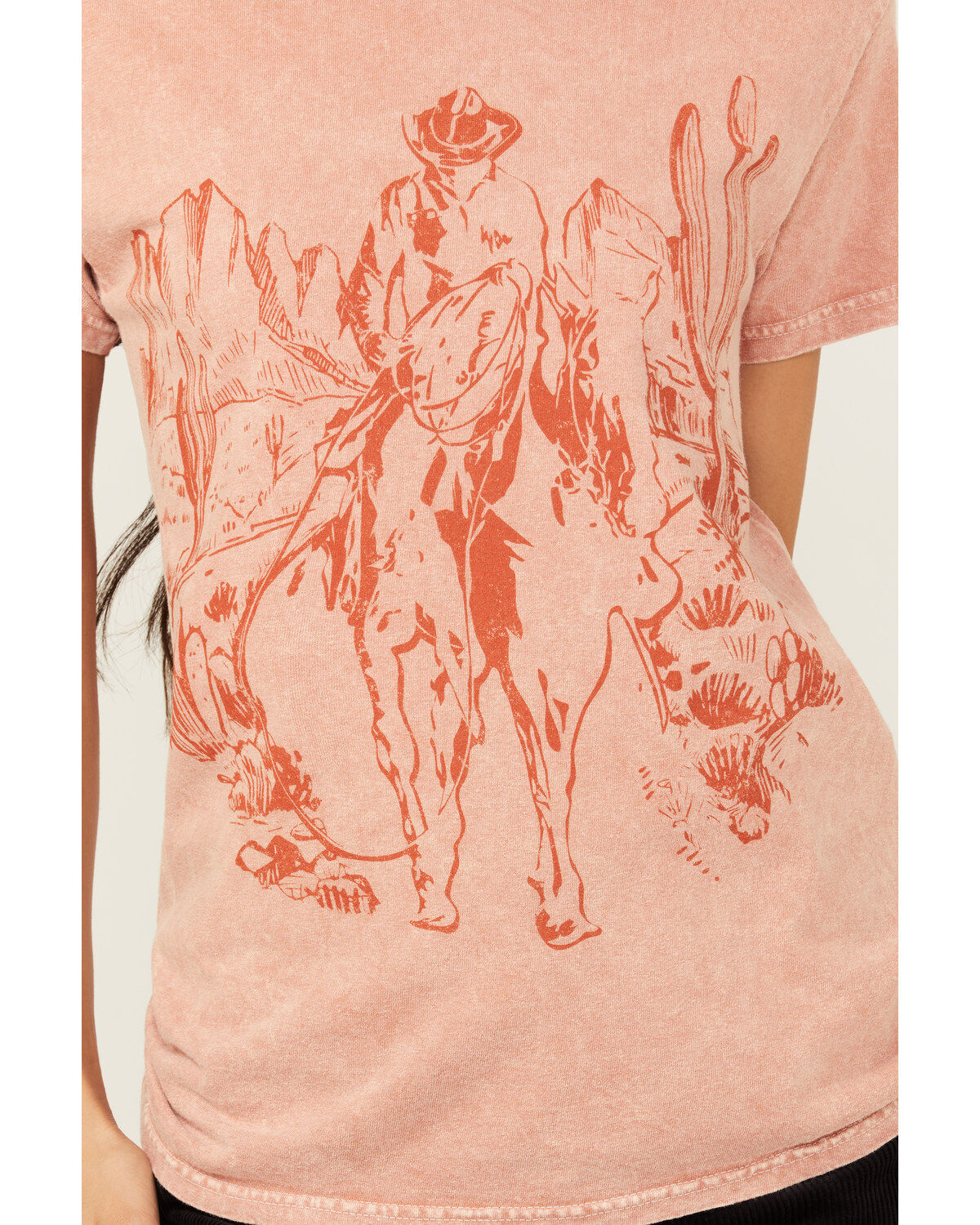 Image #3 - Youth in Revolt Women's Cowboy Short Sleeve Graphic Tee, , hi-res