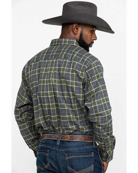 Image #2 - Ariat Men's Eldridge Performance Flannel Long Sleeve Western Shirt , , hi-res
