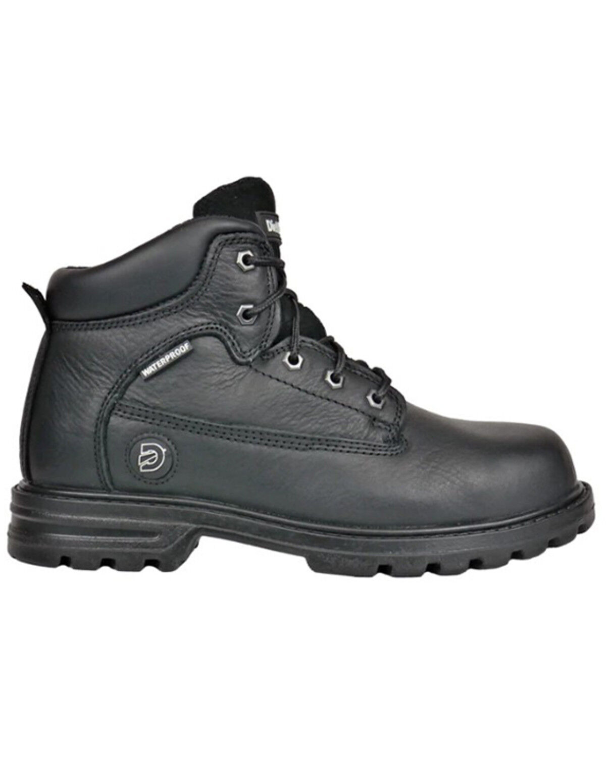 Image #2 - DieHard Men's Charger V2 Work Boots - Composite Toe, Black, hi-res