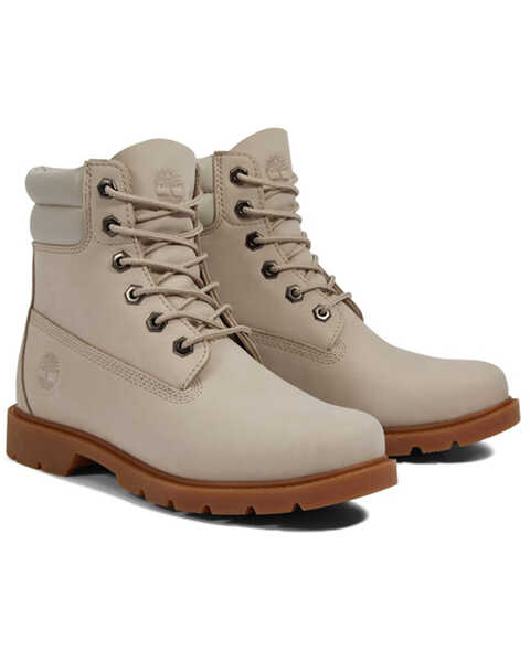 Image #1 - Timberland Women's Linden Woods 6" Lace-Up Waterproof Boots - Soft Toe , Taupe, hi-res
