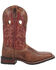 Laredo Men's Ross Western Boots - Broad Square Toe, Brown, hi-res