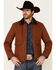 Image #2 - Pendleton Men's Whiskey Carson City Canvas Zip-Front Barn Coat , Cognac, hi-res