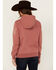 Image #4 - Wrangler Women's Logo Horse Graphic Hoodie, Rust Copper, hi-res