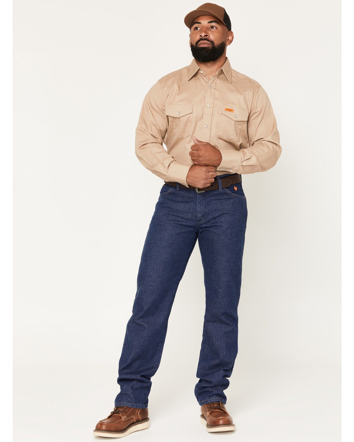 Wrangler Men's FR Lightweight Regular Fit Jeans, Denim, hi-res