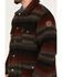 Cinch Men's Striped Twill Snap Front Wool Frontier Coat , Black, hi-res