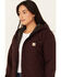 Image #2 - Carhartt Women's Loose Fit Washed Duck Sherpa Lined Jacket, Purple, hi-res