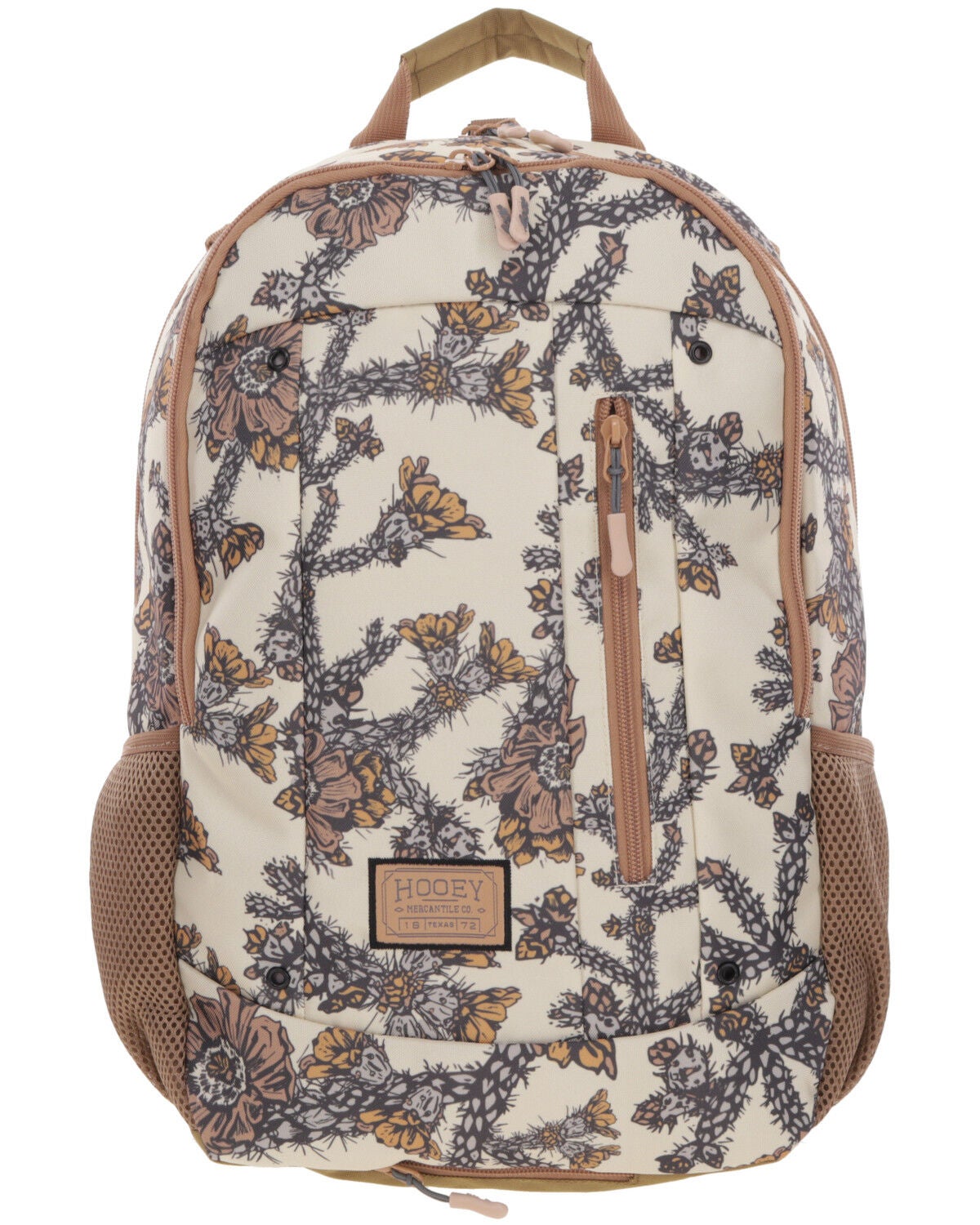 Hooey Rockstar Floral Print Backpack, Cream, hi-res
