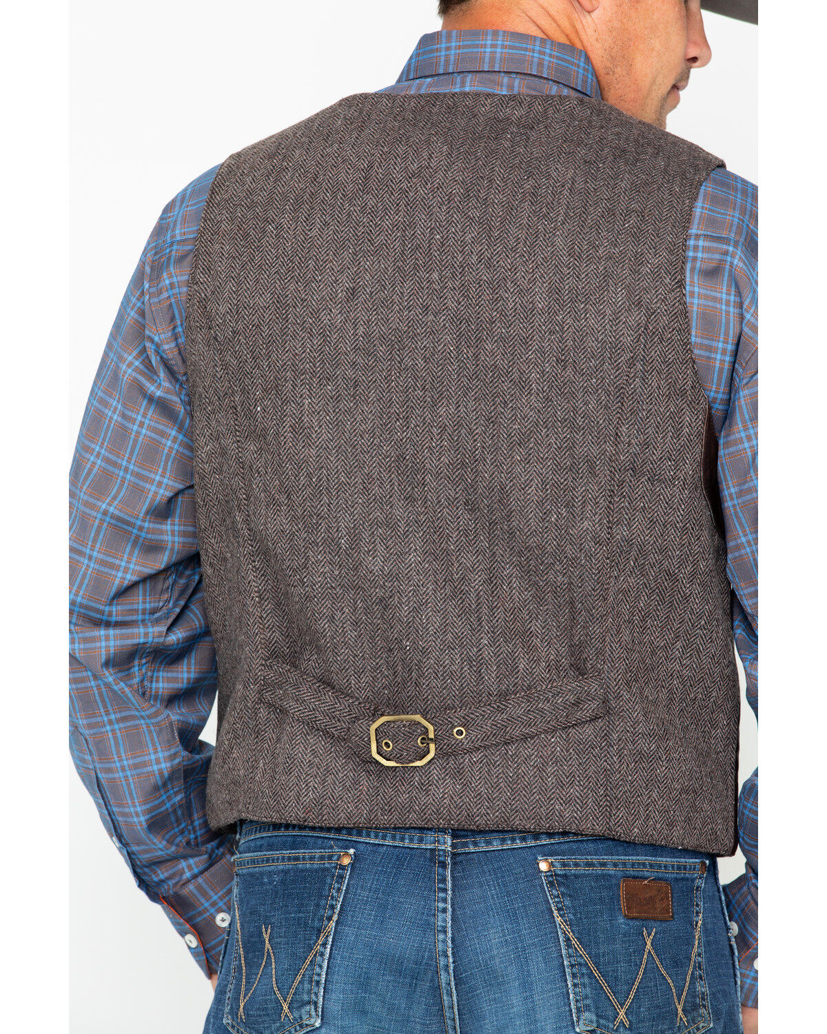 Image #2 - Outback Trading Co. Men's Wynard Button Pocket Vest, Brown, hi-res