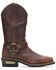Image #2 - Harley Davidson Men's Pecos Motorcycle Western Boots - Snip Toe, Brown, hi-res