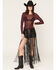 Image #1 - Idyllwind Women's Hanoverian Faux Leather Fringe Shorts, Black, hi-res