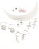 Image #1 - Shyanne Women's Western Earring Set - 6 Piece, Silver, hi-res