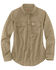 Image #2 - Carhartt Women's Rugged Flex Long Sleeve Shirt, Beige/khaki, hi-res