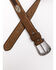 Image #3 - Cody James Men's Longhorn Croc Inlay Western Belt, , hi-res