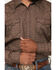 Image #3 - Cody James Men's Fireball Geo Print Long Sleeve Snap Western Shirt - Tall, Brown, hi-res
