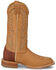 Image #2 - Justin Men's Boston Deer Tall Western Boots - Square Toe, Cognac, hi-res